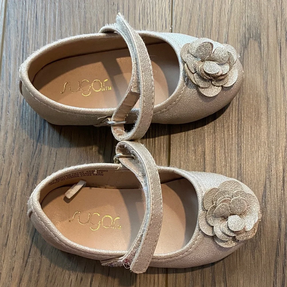Sugar | Kids Shimmering Gold Dress Shoes